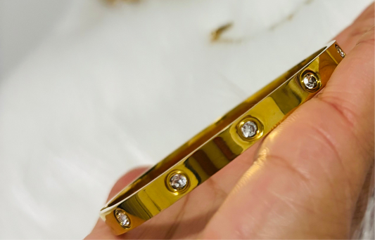 Crystal Dot Bangle
