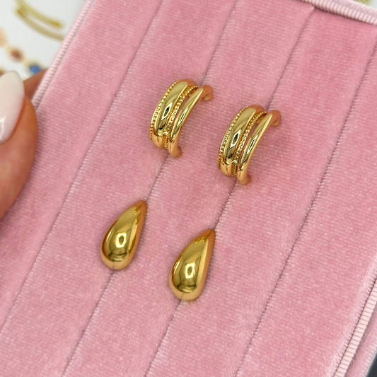 Gloss Curve Hoops