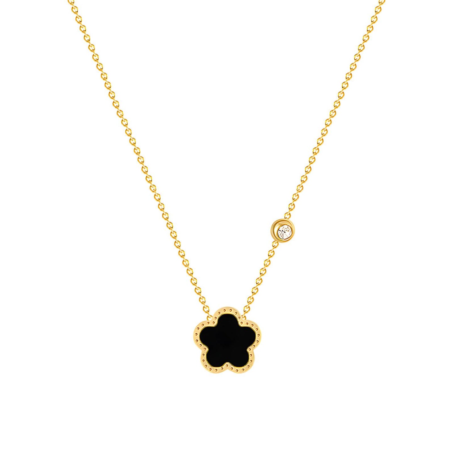 Black Blossom Pendant